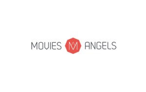 movies angels logo fond blanc